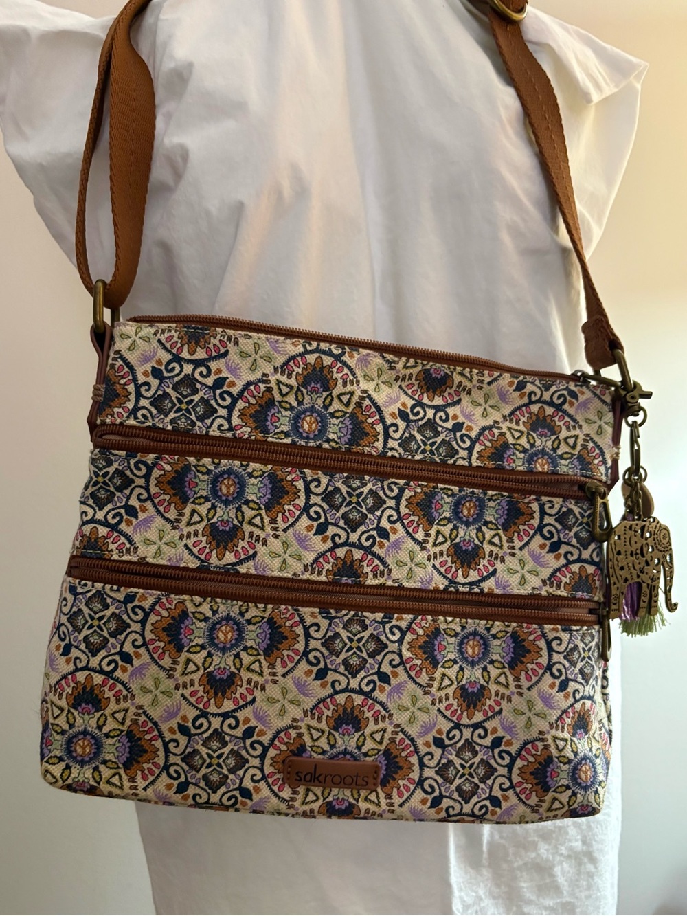 Sakroots Crossbody Fabric Bag